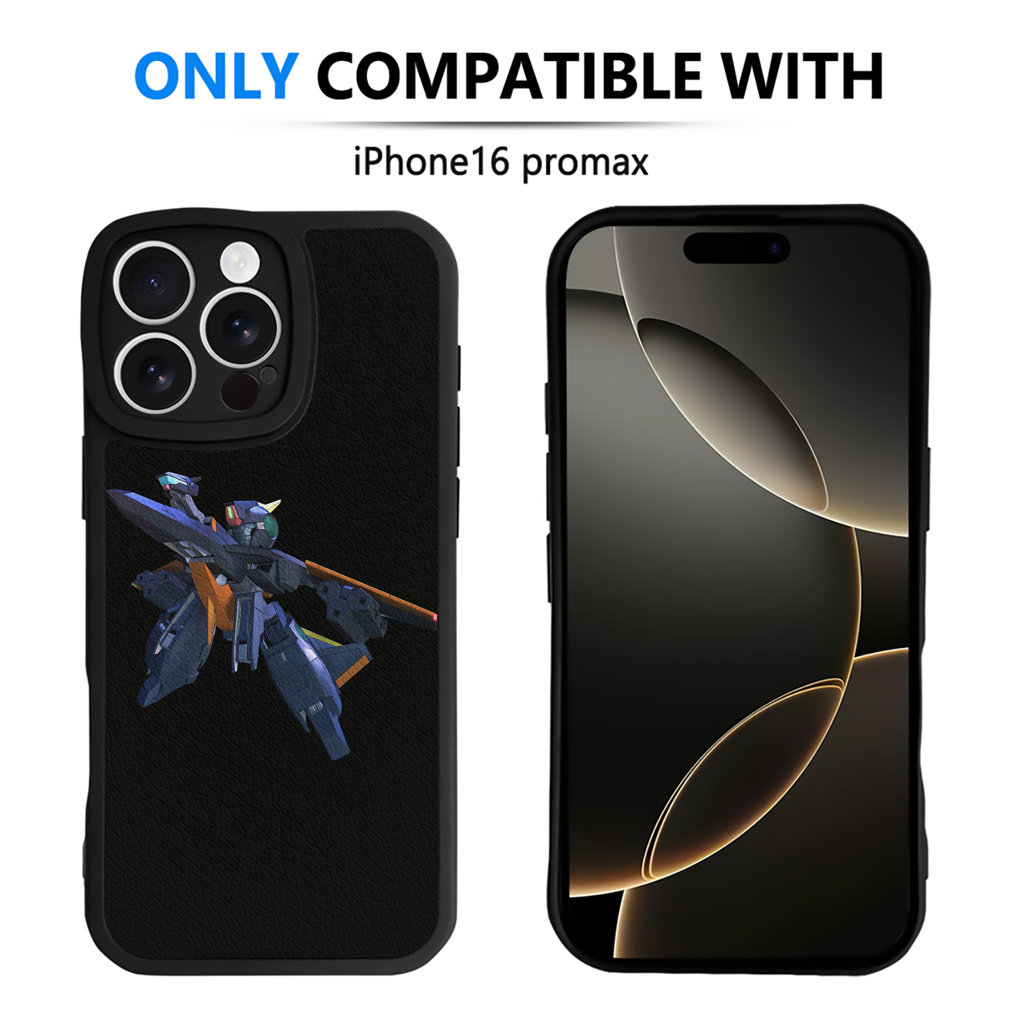 （画像用） 機動戦士ガンダム Mobile Suit Gundam 【iPhone 16シリーズ対応】シリコンスマホケース（レザー調） 材質：シリコン